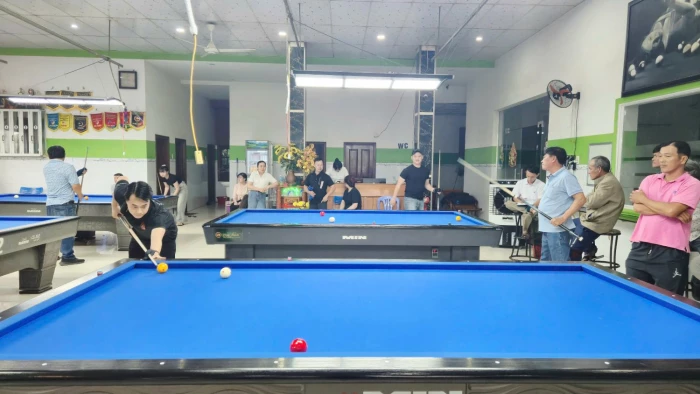 23 cơ thủ tranh tài Giải billiards phường Bắc Cam Ranh lần thứ I 