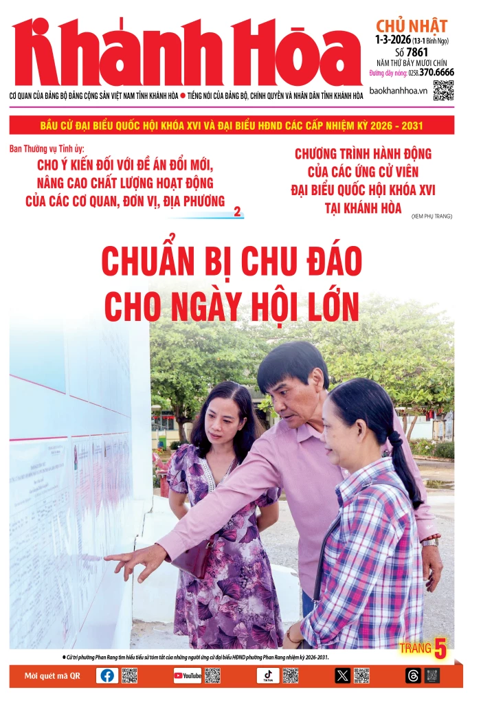Đọc báo in số 7861 ngày 1/3/2026