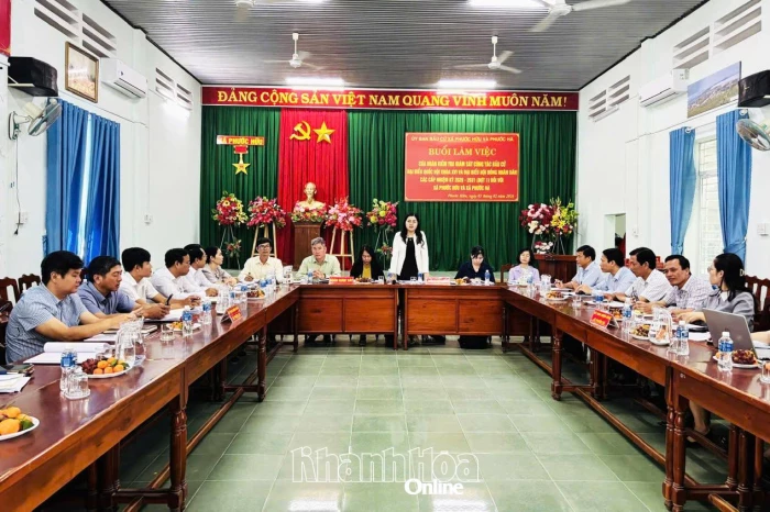 Kiểm tra công tác chuẩn bị bầu cử tại xã Phước Hữu và Phước Hà