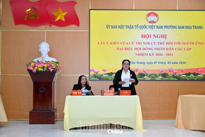 Cử tri Tổ dân phố Thái Thông 2 thống nhất giới thiệu 9 người ứng cử đại biểu HĐND các cấp