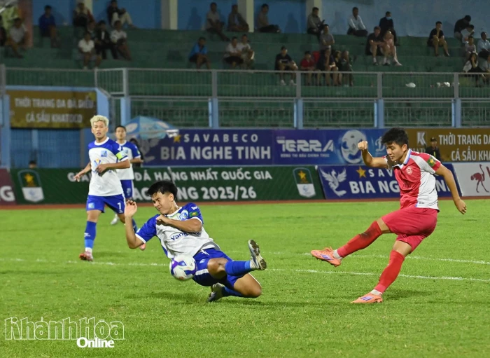 Vòng 9 Giải hạng Nhất quốc gia Bia Sao Vàng 2025-2026: Khatoco Khánh Hòa thua TP. Hồ Chí Minh 0-2 trên sân nhà
