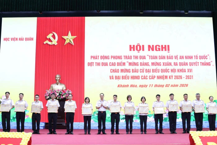 Học viện Hải quân phát động các phong trào thi đua, đợt thi đua cao điểm năm 2026