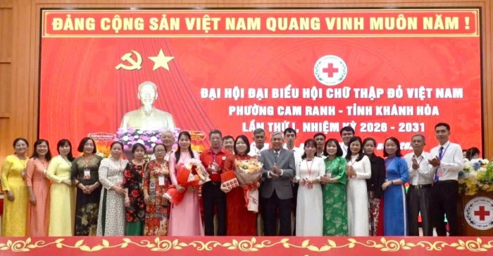 Đại hội đại biểu Hội Chữ thập đỏ phường Cam Ranh lần thứ I