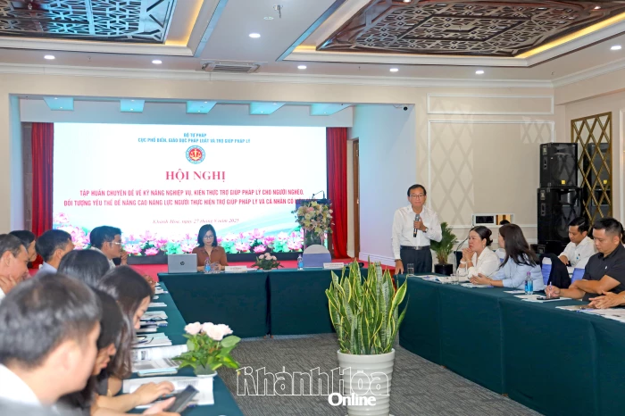 Tiếp tục nâng cao hiệu lực, hiệu quả trợ giúp pháp lý