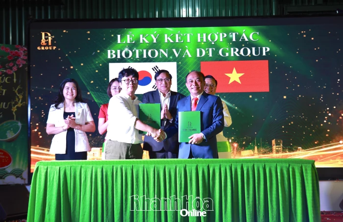 Công ty Cổ phần DT FOOD ký kết hợp tác với Công ty TNHH Biotion Nha Trang về nuôi biển công nghệ cao