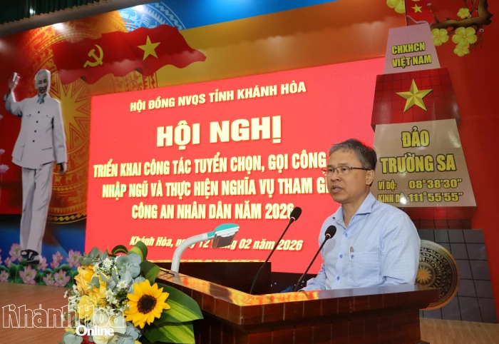 Tăng cường phối hợp, hiệp đồng chặt chẽ, bảo đảm chất lượng, hiệu quả công tác tuyển quân năm 2026