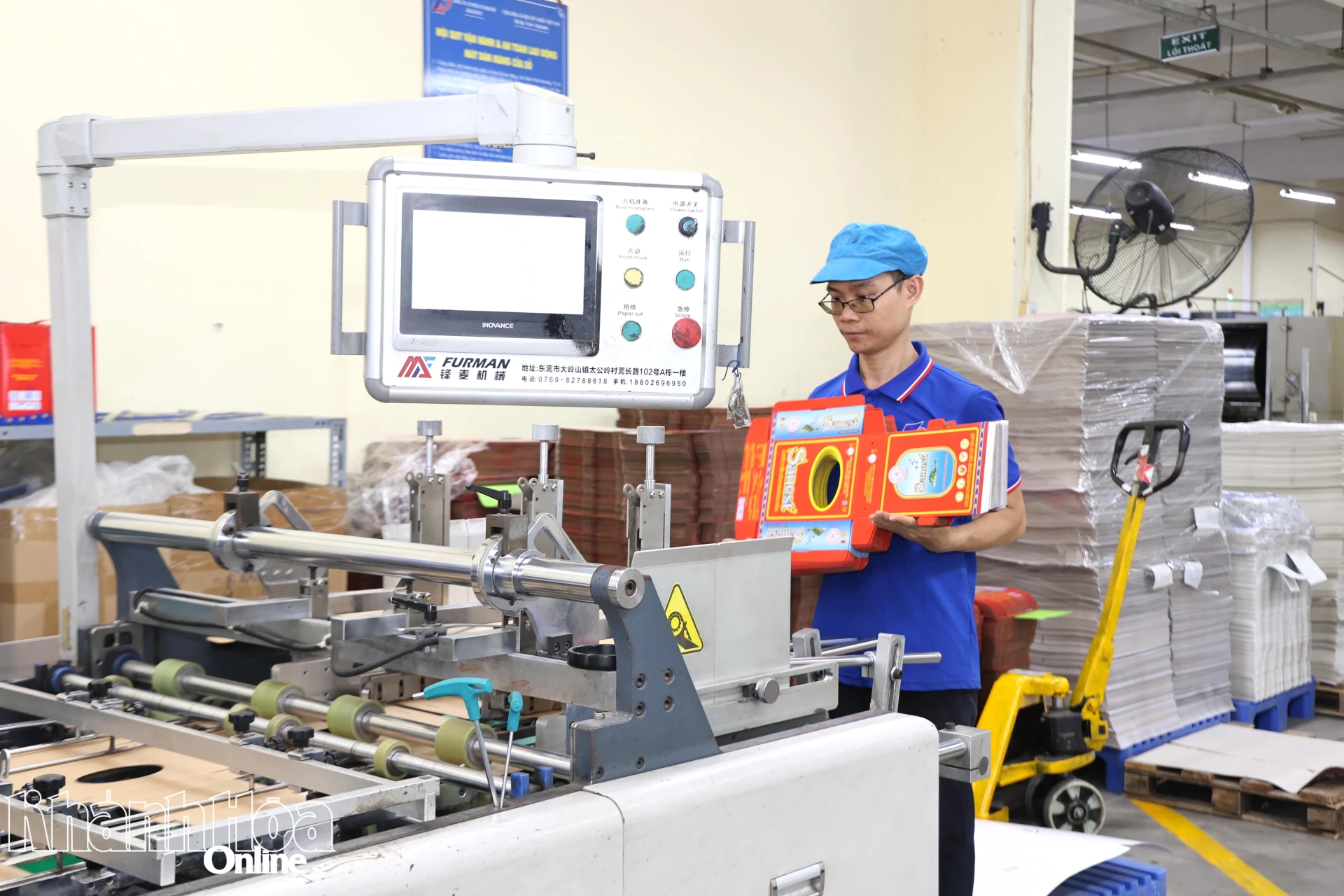 Sản xuất bao bì cho Công ty TNHH Nhà nước Một thành viên Yến sào Khánh Hòa.