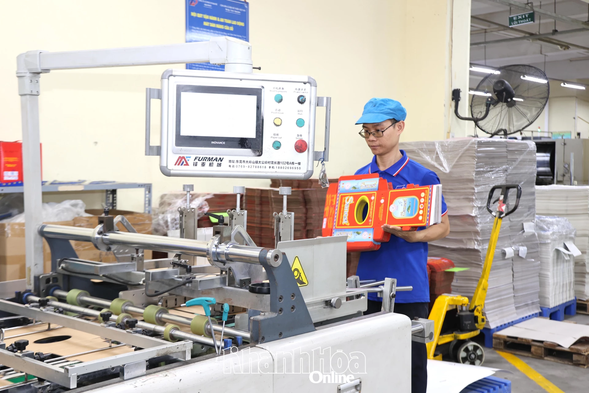 Hoạt động sản xuất đầu năm mới tại Công ty Cổ phần In bao bì Khatoco.