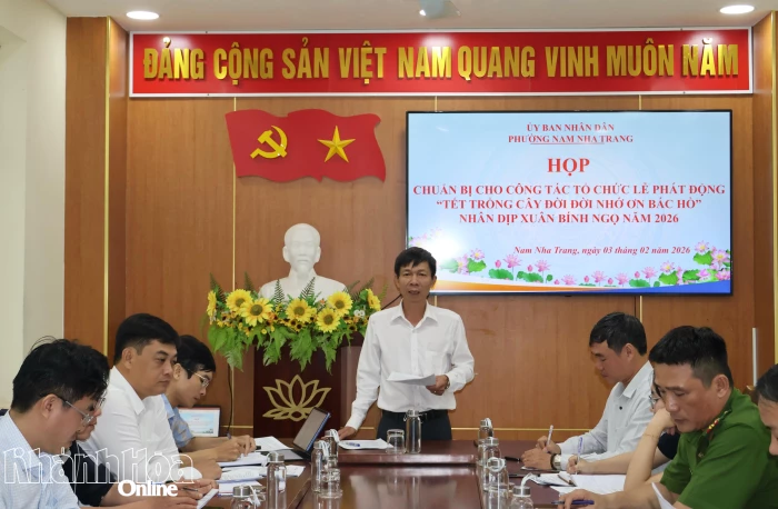 Phường Nam Nha Trang chuẩn bị chu đáo cho Lễ phát động "Tết trồng cây đời đời nhớ ơn Bác Hồ"