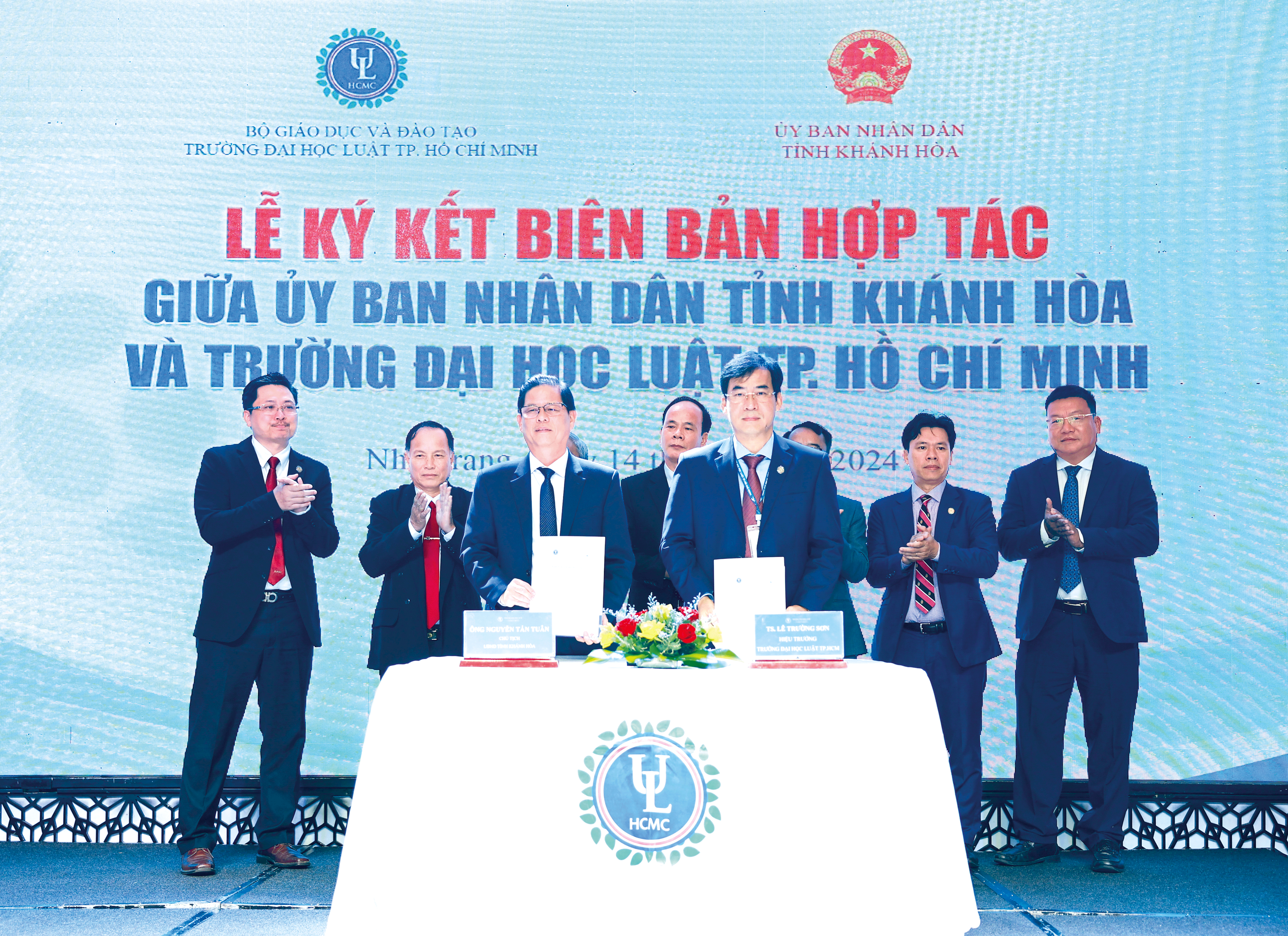 Lễ ký kết hợp tác giữa ULAW và UBND tỉnh Khánh Hòa, khẳng định cam kết phụng sự và phát triển nguồn nhân lực địa phương.