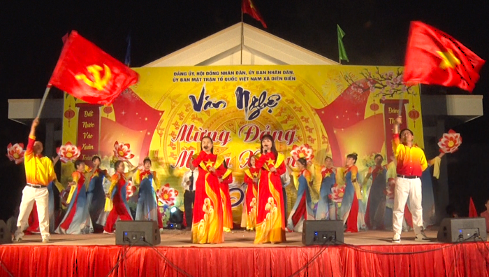 Xã Diên Điền tổ chức hội thi văn nghệ mừng Đảng, mừng xuân Bính Ngọ 2026