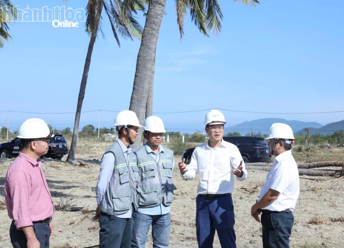 Kiểm tra tiến độ Dự án Khu tái định cư Vạn Thắng, giai đoạn 1