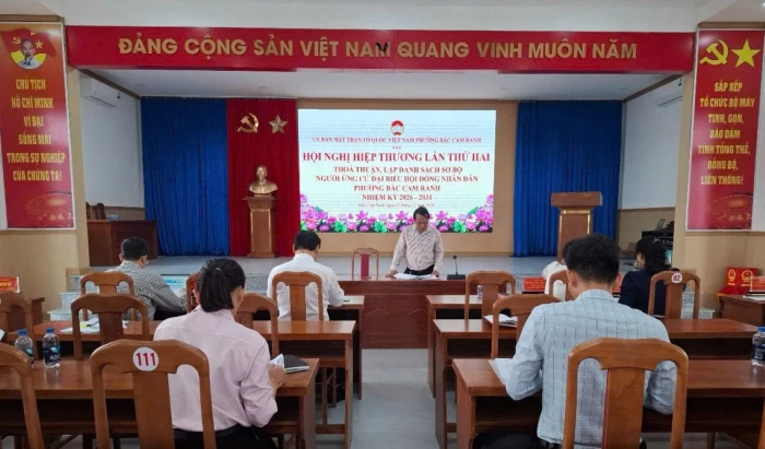 Thống nhất danh sách 40 người ứng cử đại biểu HĐND phường Bắc Cam Ranh 