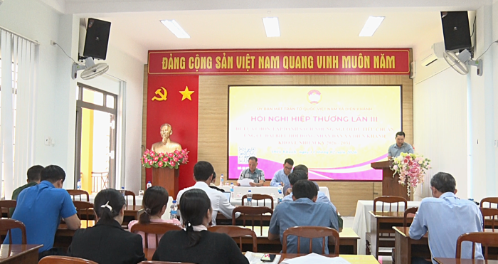 Thống nhất danh sách 40 người đủ tiêu chuẩn ứng cử đại biểu HĐND xã Diên Khánh nhiệm kỳ 2026 - 2031