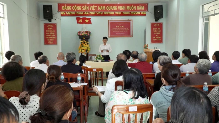 Phường Cam Ranh lấy ý kiến cử tri nơi cư trú đối với người ứng cử đại biểu HĐND các cấp 