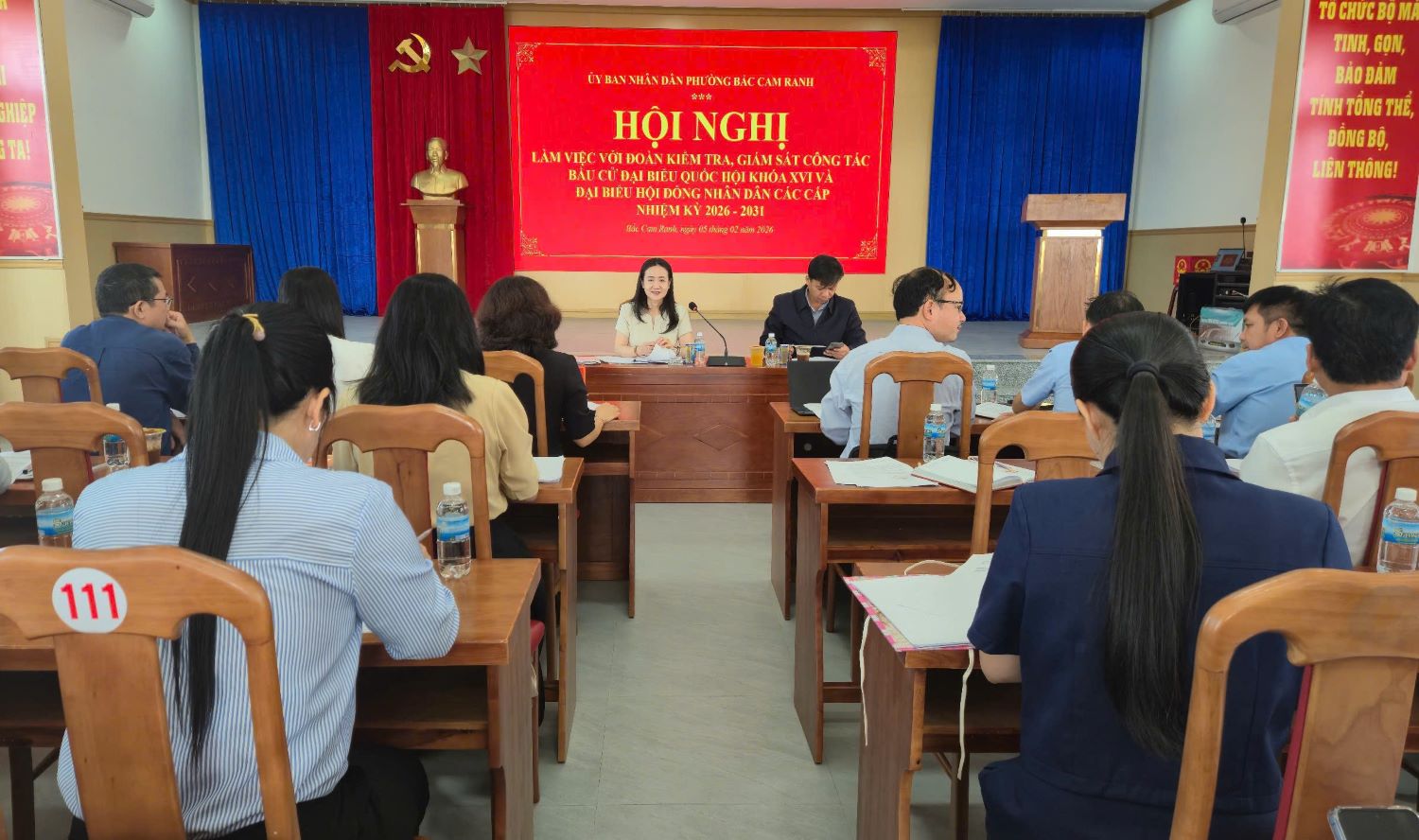 Quang cảnh buổi kiểm tra.