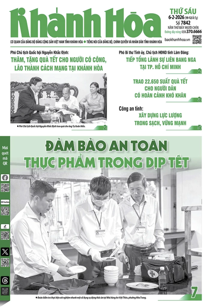 Đọc báo in số 7842 ngày 6/2/2026