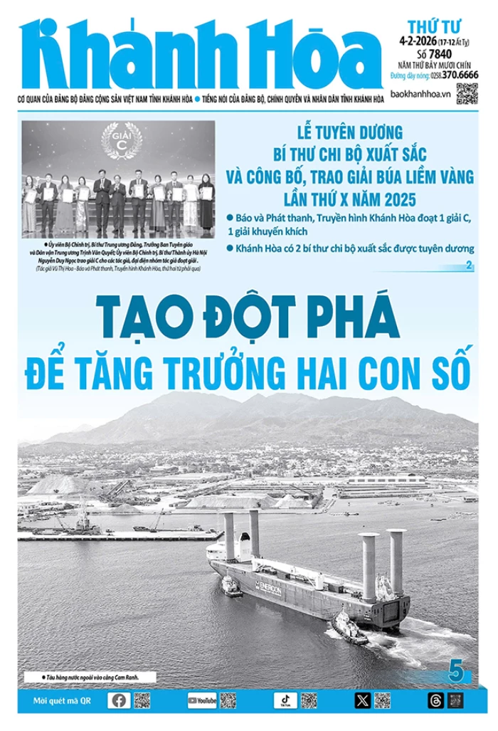 Đọc báo in số 7840 ngày 4/2/2026