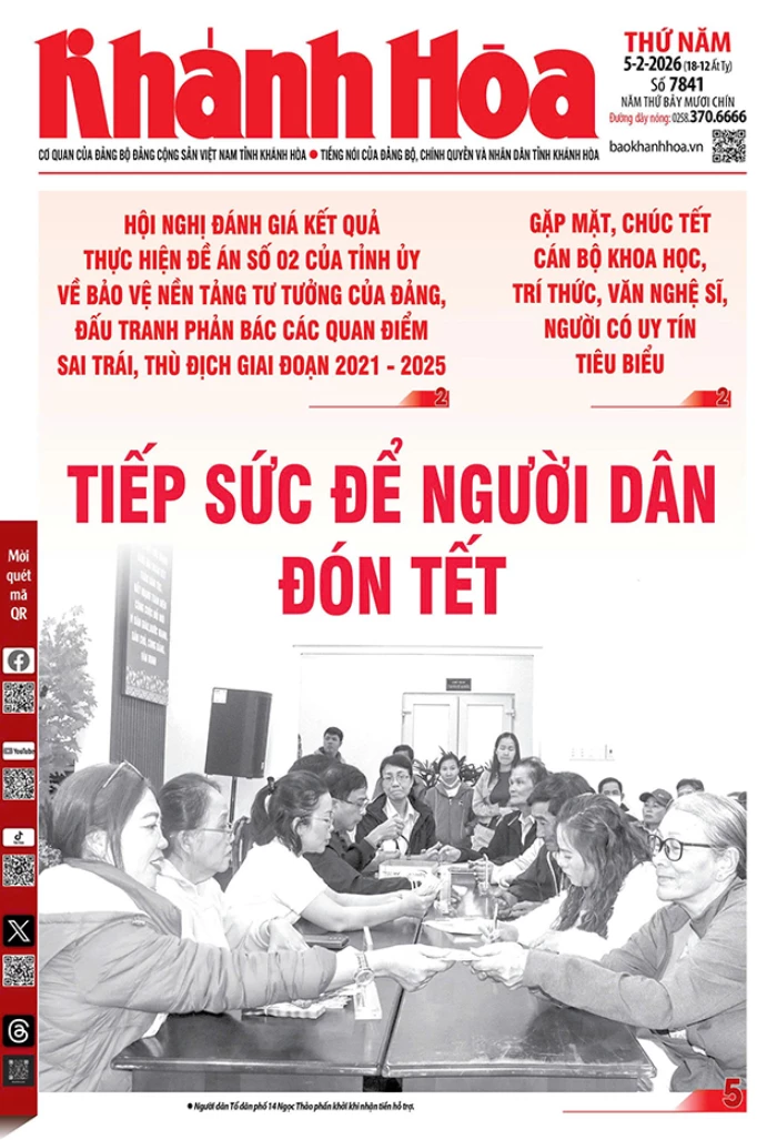Đọc báo in số 7841 ngày 5/2/2026