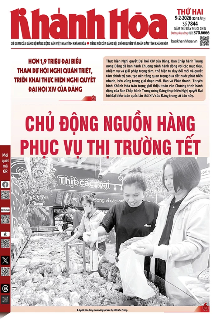 Đọc báo in số 7844 ngày 9/2/2026