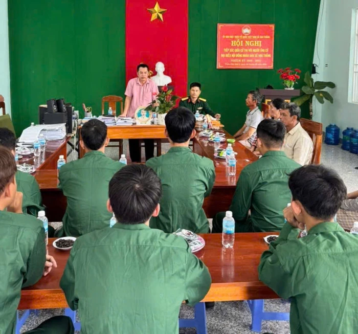 Thanh niên xã Vạn Thắng sẵn sàng lên đường nhập ngũ năm 2026