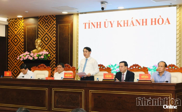 Phó Chủ tịch UBND tỉnh Khánh Hòa Trần Hòa Nam được bầu bổ sung Ủy viên Ban Thường vụ Tỉnh ủy nhiệm kỳ 2025 - 2030