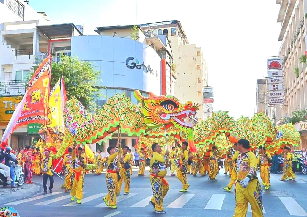 Nam Hai Lien Huu unicorn-lion-dragon troupe will perform in Nha Trang City’s 2024 unicorn-lion-dragon dance festival (Illustrative photo)

