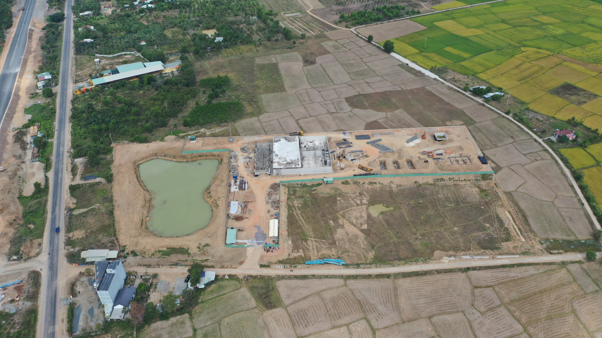 Khu vực dự án Nhà máy nước Sơn Thạnh.