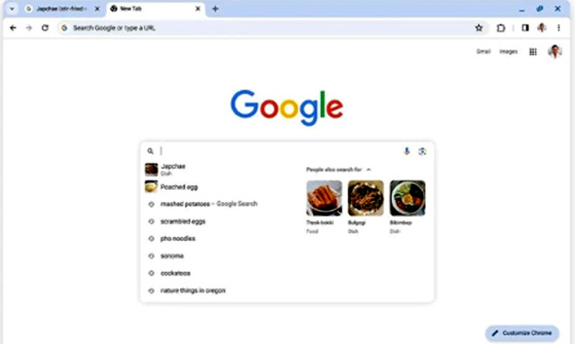 Chrome hiển thị cho người dùng các đề xuất tìm kiếm dựa trên những gì người khác đang tìm kiếm