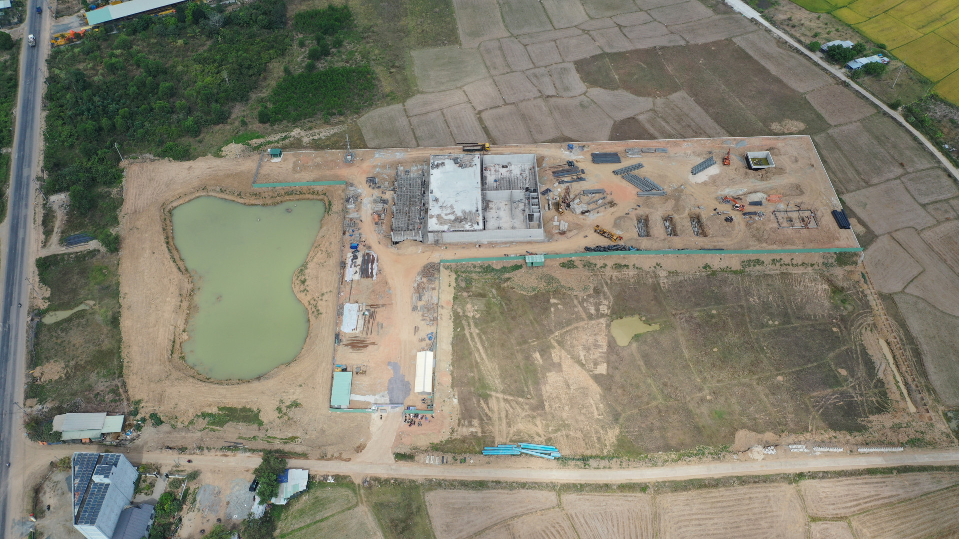 Khu vực dự án Nhà máy nước Sơn Thạnh (huyện Diên Khánh)