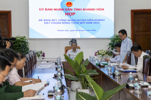 Thống nhất đề nghị công nhận huyện Diên Khánh đạt chuẩn nông thôn mới