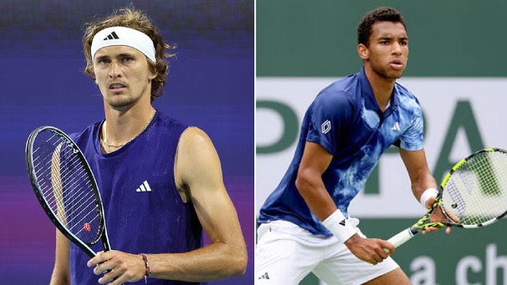 Zverev lại có dịp đối đầu với Auger Aliassime.