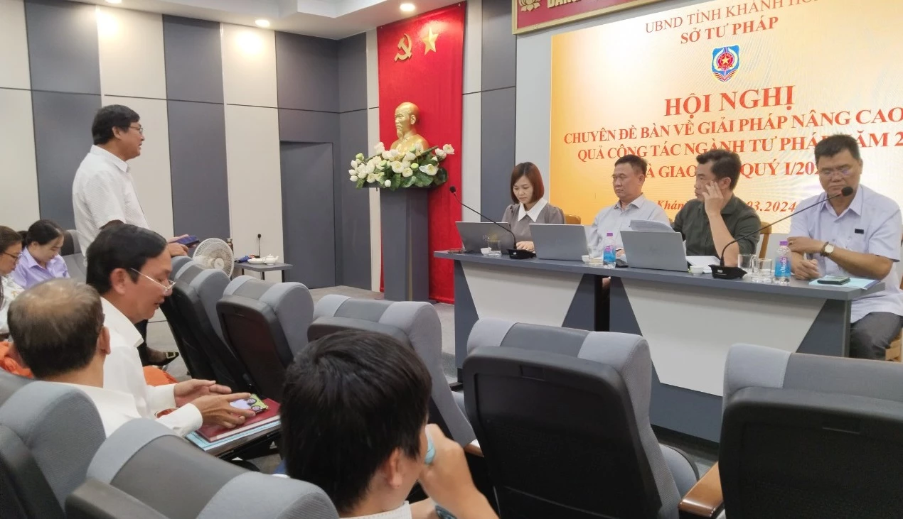 Sở Tư pháp Khánh Hòa: Đẩy mạnh ứng dụng công nghệ thông tin, chuyển đổi số 