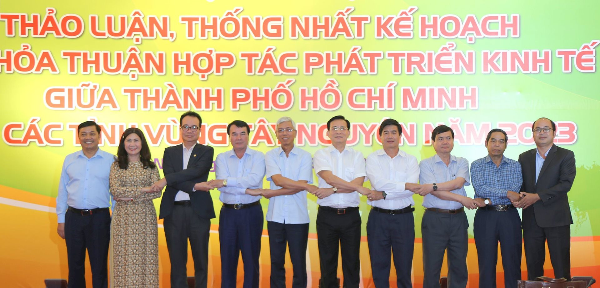 Lãnh đạo các tỉnh Tây Nguyên và TP. Hồ Chí Minh bắt tay hợp tác phát triển các mặt kinh tế-xã hội vào năm 2023.