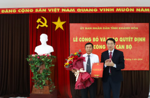 Ông Võ Thanh Lâm giữ chức vụ Phó Giám đốc Đài Phát thanh và Truyền hình Khánh Hòa