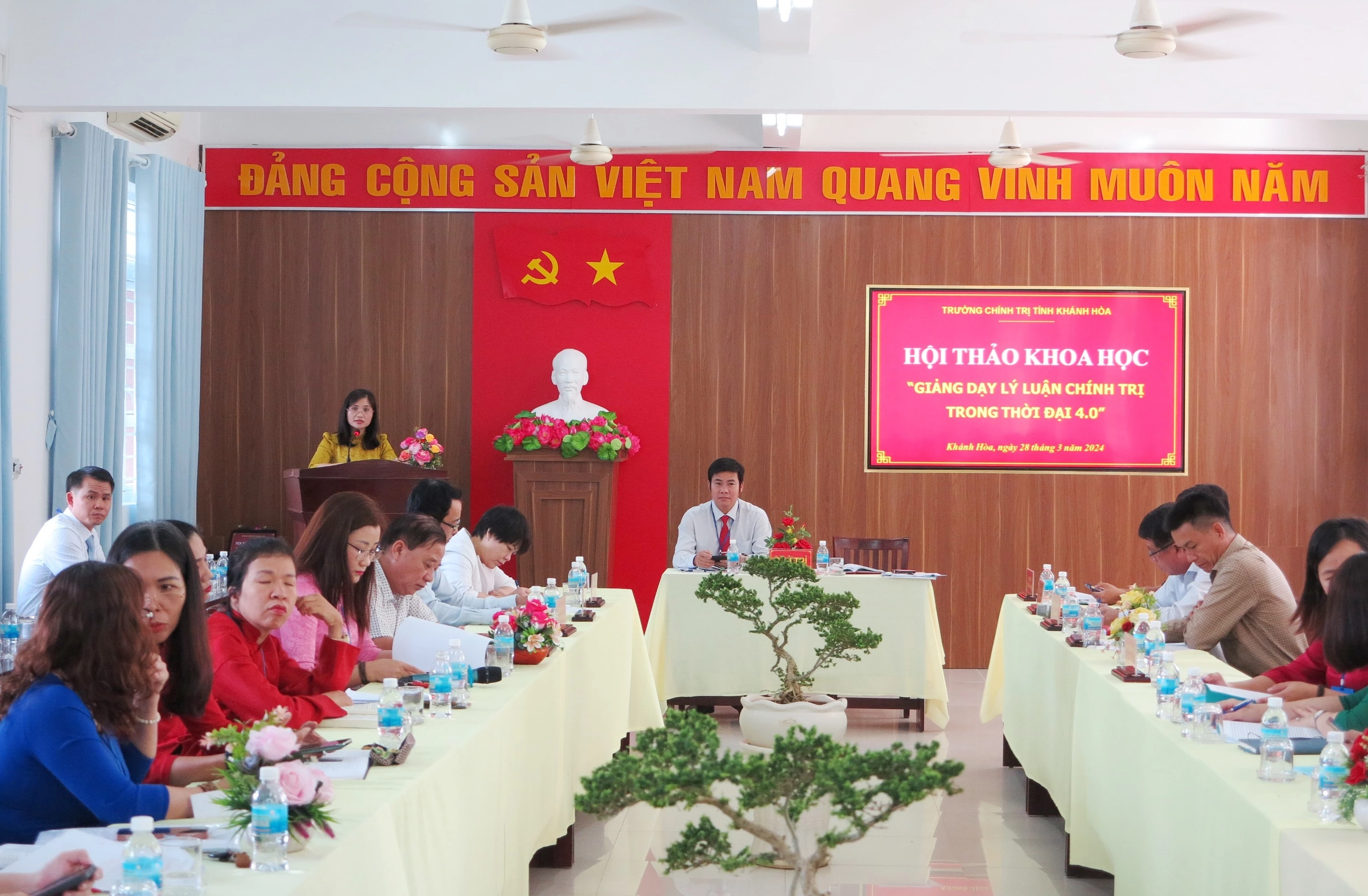 Trường Chính trị tỉnh tổ chức Hội thảo khoa học “Giảng dạy lý luận chính trị trong thời đại 4.0”