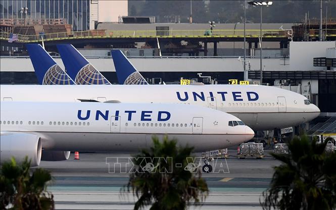 Máy bay của hãng hàng không United Airlines. Ảnh tư liệu: AFP/TTXVN

