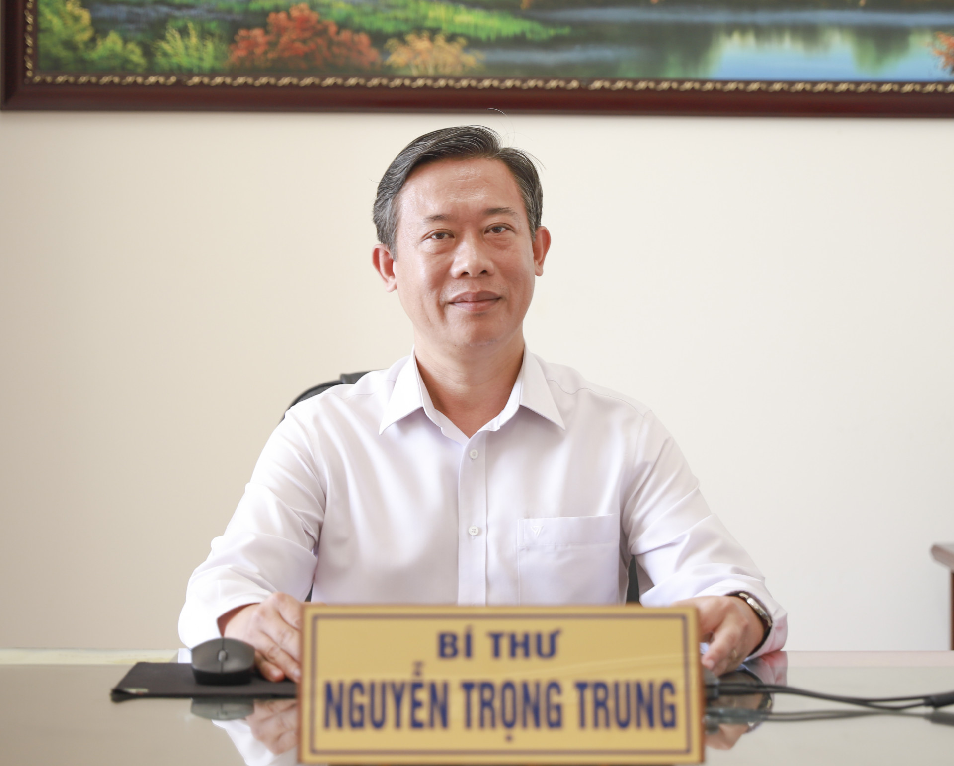 Ông Nguyễn Trọng Trung&nbsp;- Bí thư Huyện ủy Cam Lâm