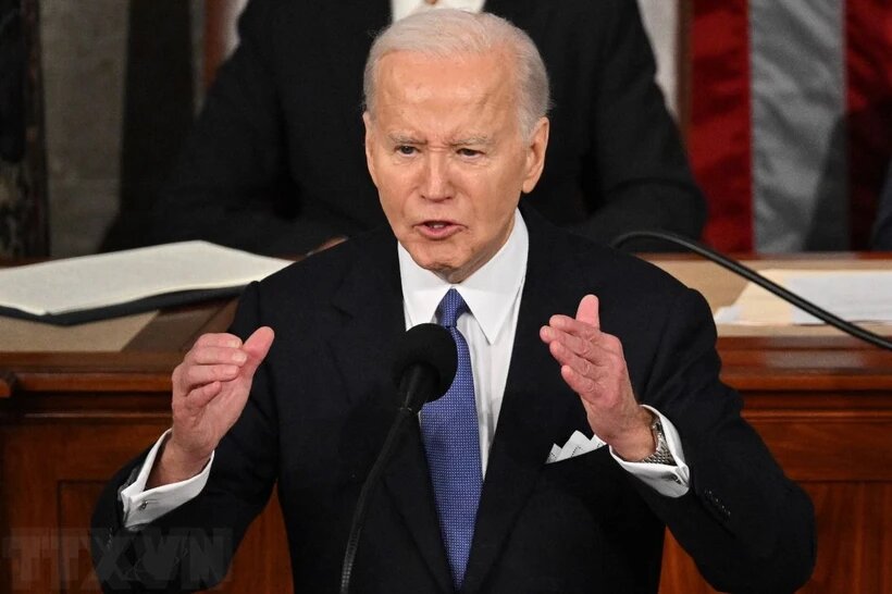 Tổng thống Mỹ Joe Biden. (Ảnh: AFP/TTXVN)
