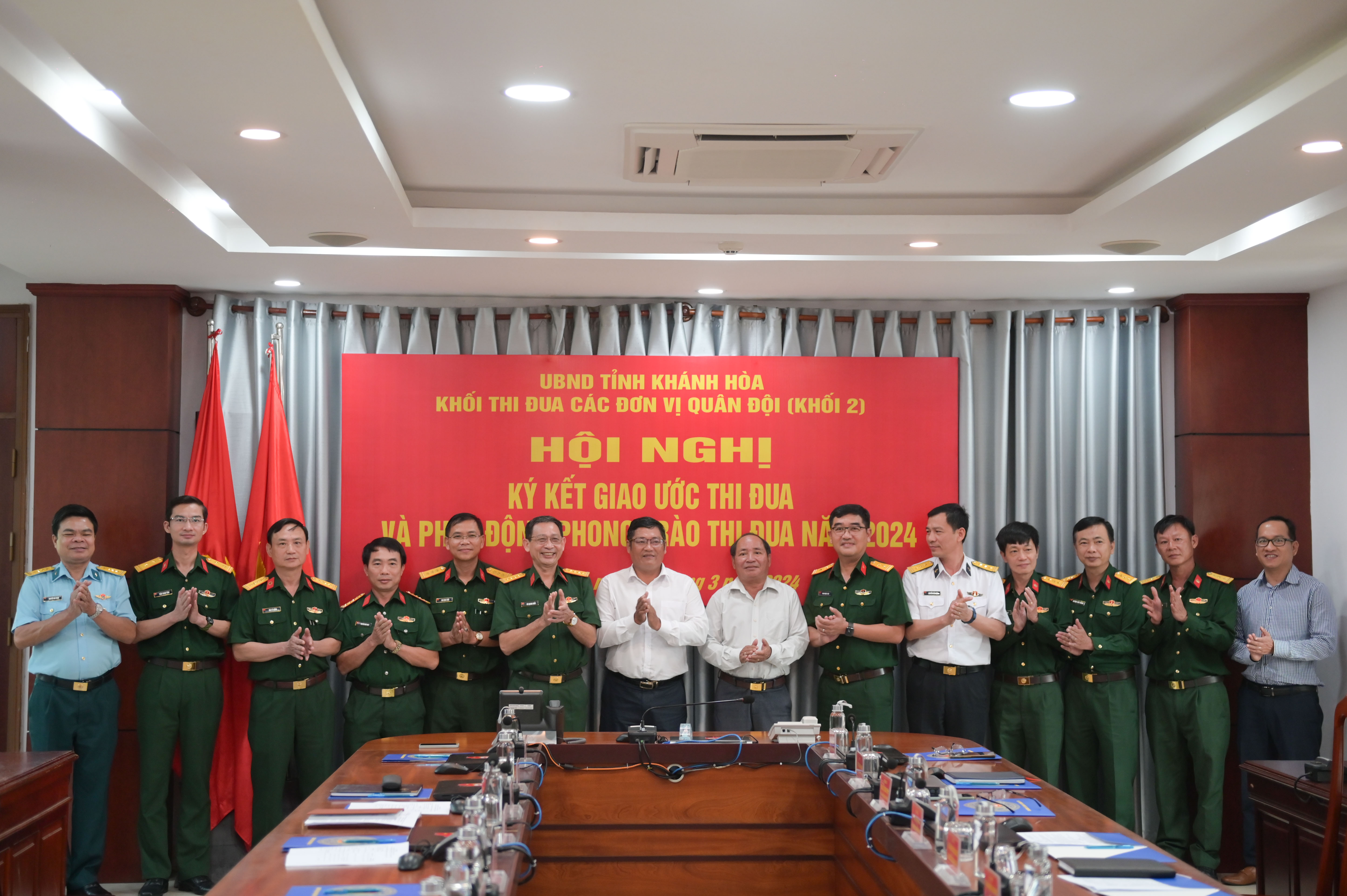 Khối thi đua 2 các đơn vị quân đội phát động phong trào thi đua năm 2024