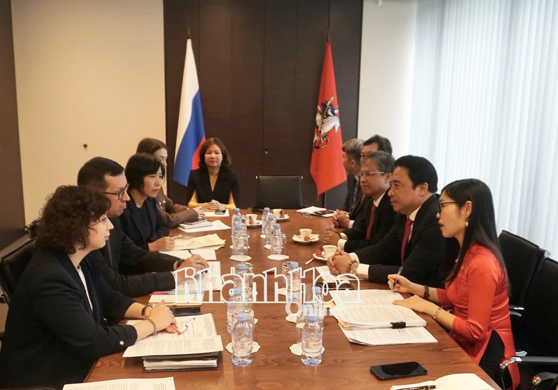 Đoàn công tác của tỉnh Khánh Hòa làm việc với chính quyền TP. Moscow, Liên bang Nga.