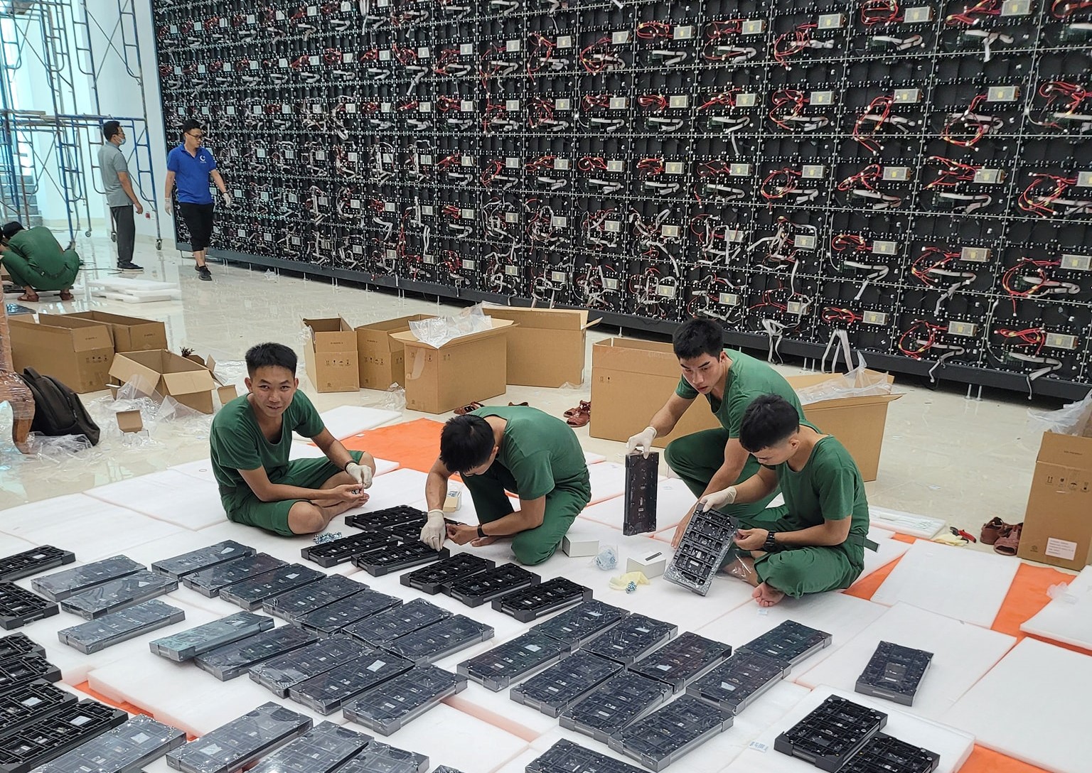 Dự án màn hình LED Trường Sĩ quan Thông tin