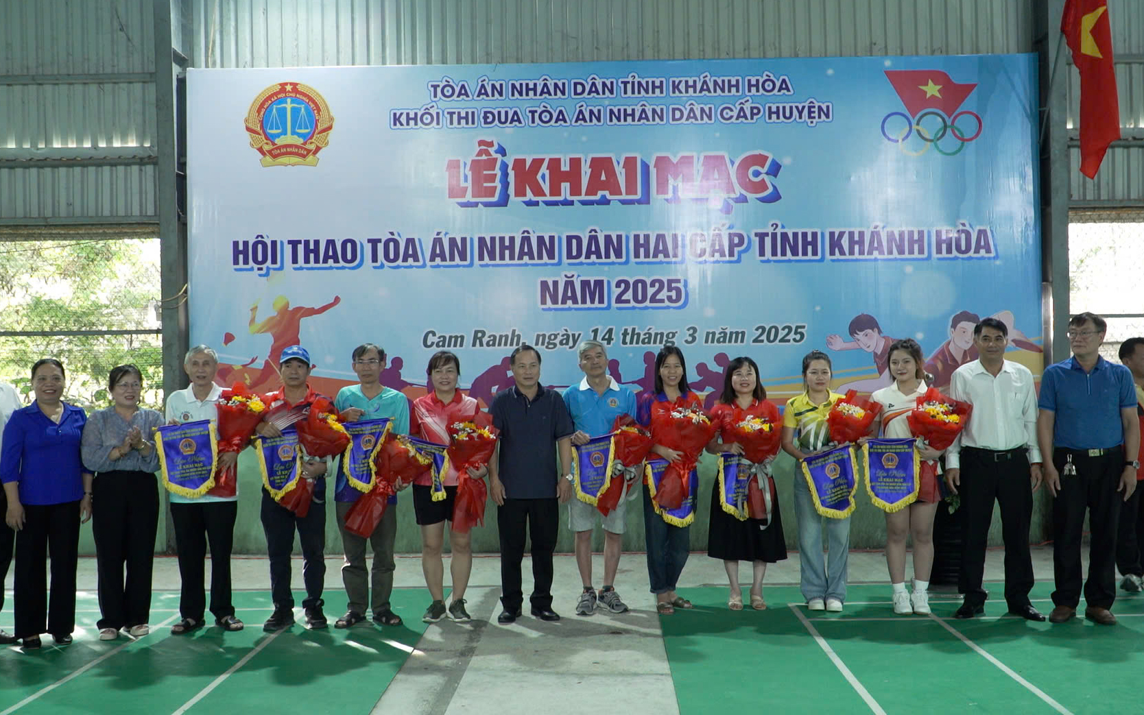 Hơn 200 vận động viên tham gia hội thao Tòa án nhân dân hai cấp tỉnh