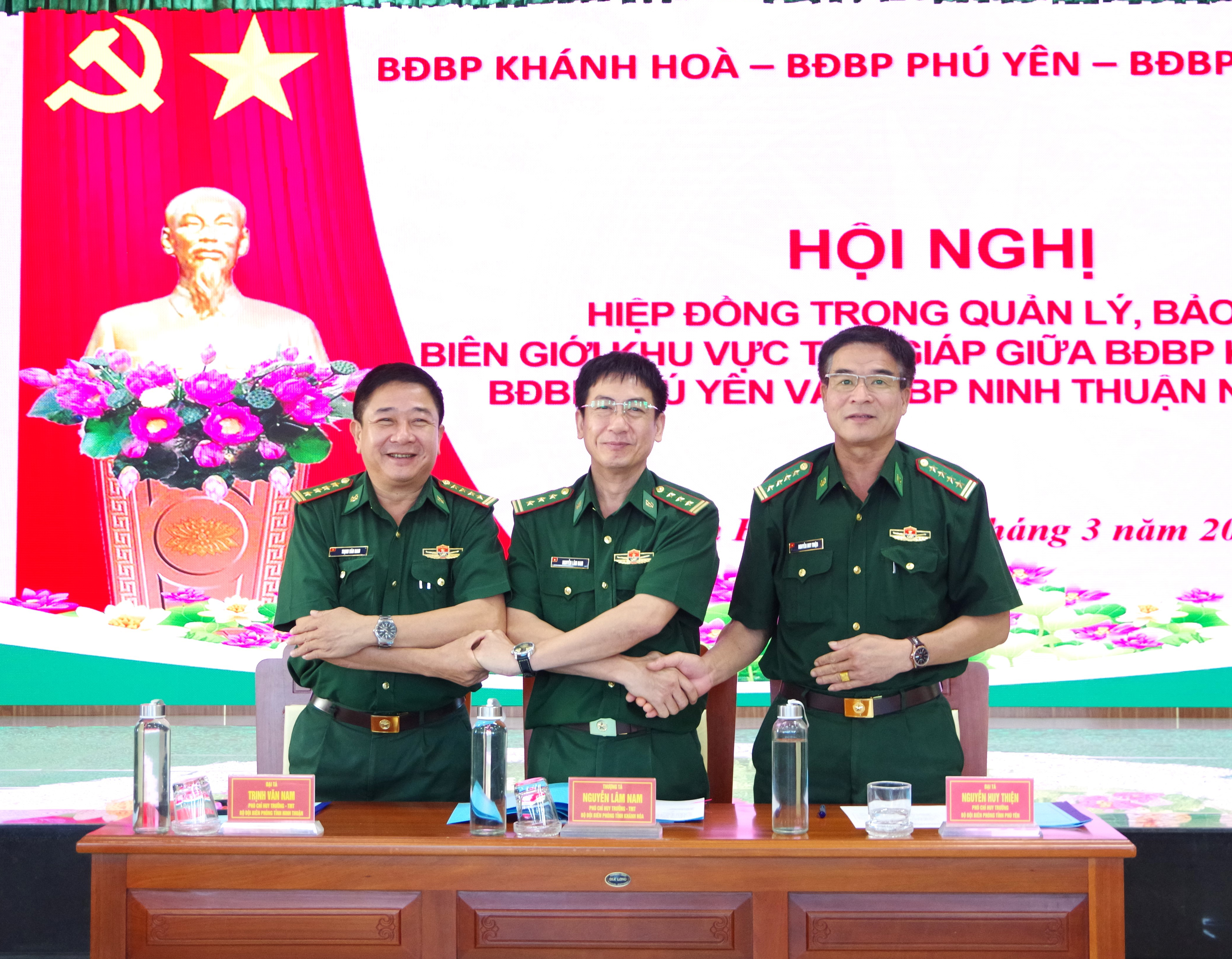 Bộ đội Biên phòng 3 tỉnh: Khánh Hòa, Phú Yên và Ninh Thuận ký kết kế hoạch hiệp đồng năm 2025