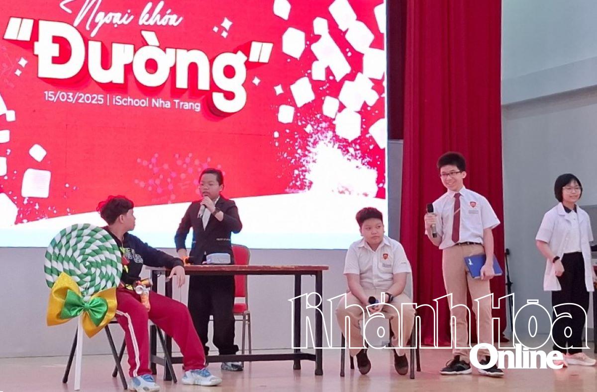 Trường iSchool Nha Trang tổ chức ngoại khóa về sử dụng muối và đường