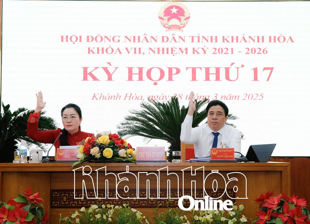 Bế mạc Kỳ họp thứ 17, HĐND tỉnh Khánh Hòa khóa VII