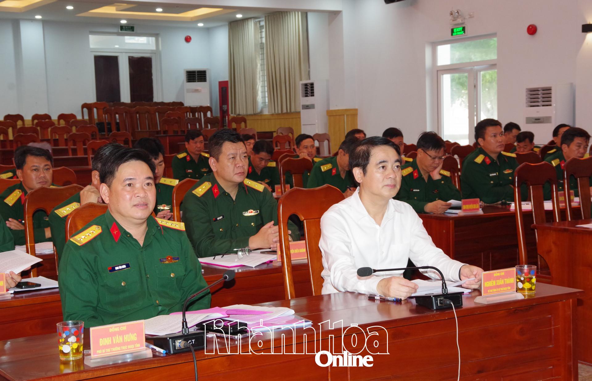 Đảng ủy Quân sự tỉnh: Sơ kết 5 năm thực hiện Nghị quyết số 02 về công tác giáo dục, quản lý chấp hành pháp luật