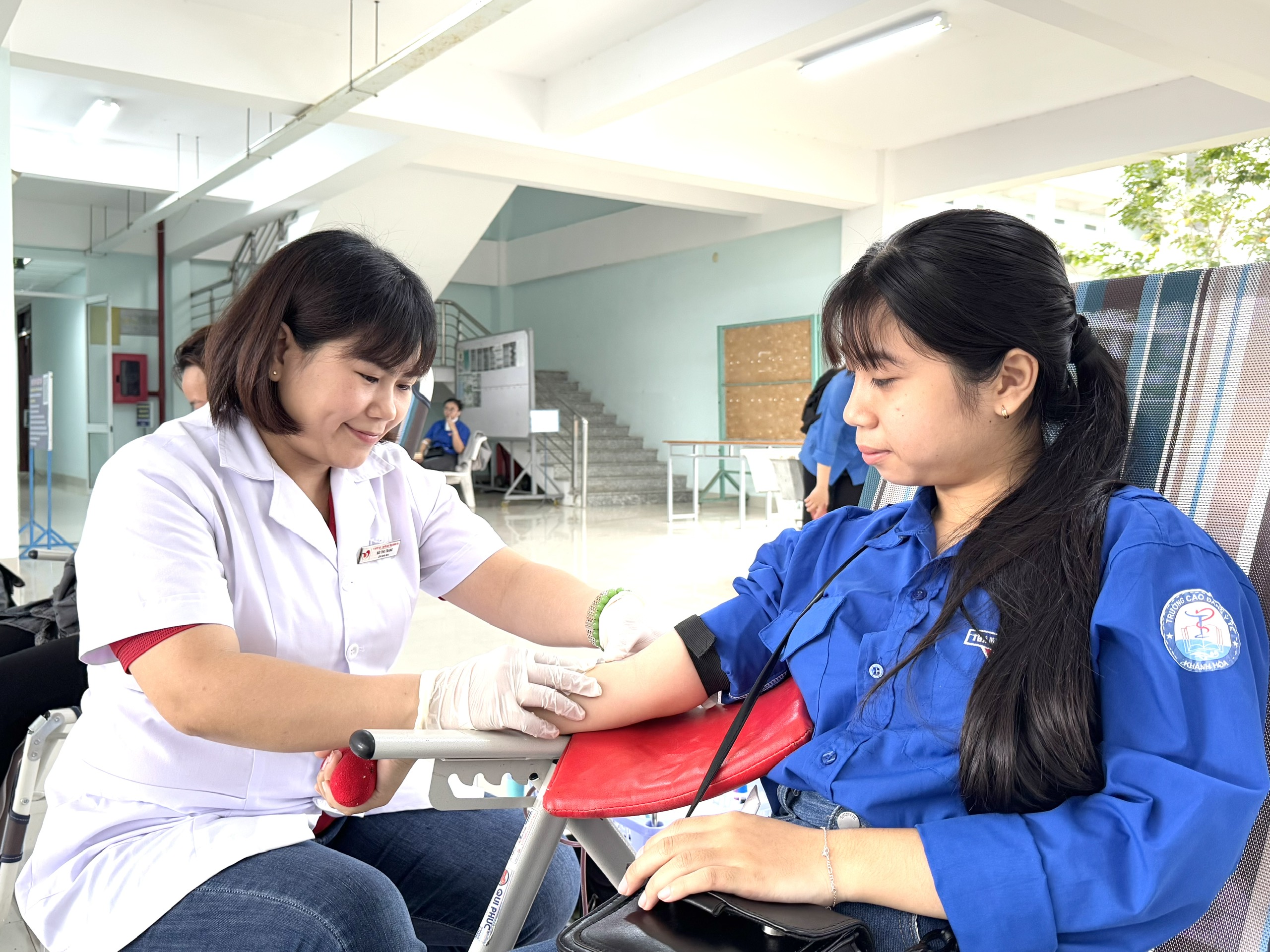 Trường Cao đẳng Y tế Khánh Hòa: Hơn 300 sinh viên tham gia hiến máu tình nguyện