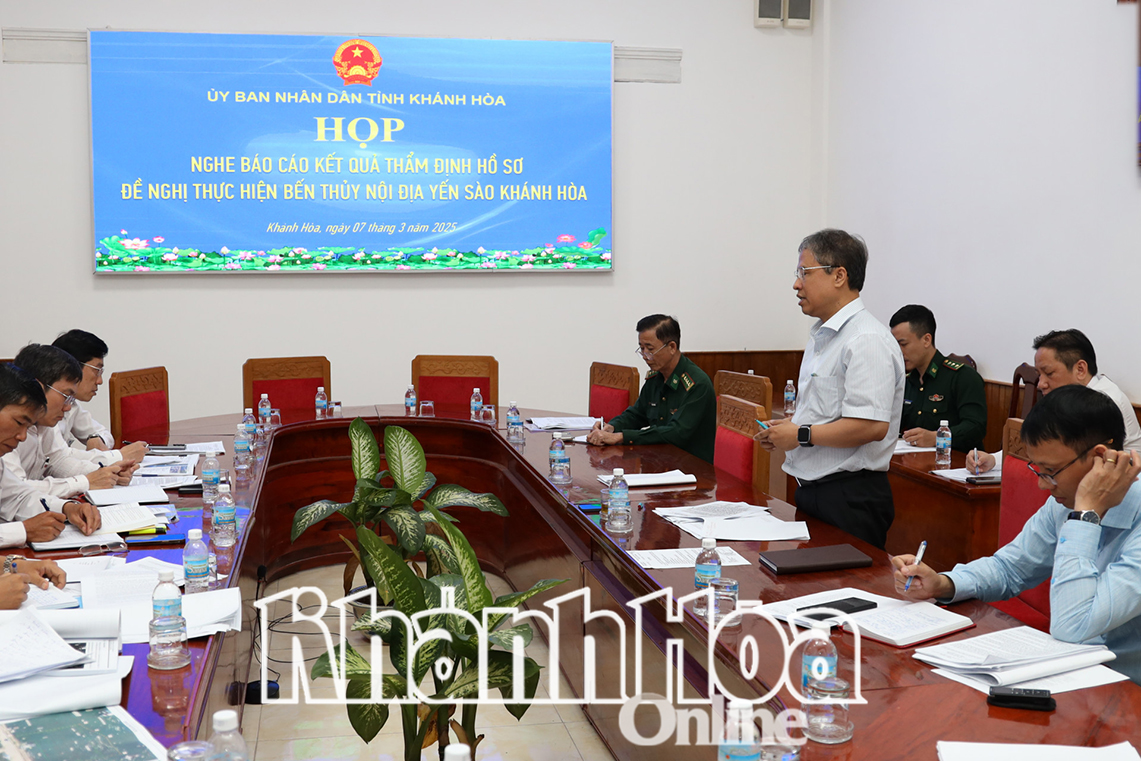 Đồng ý thực hiện Dự án Bến thủy nội địa Yến sào Khánh Hòa