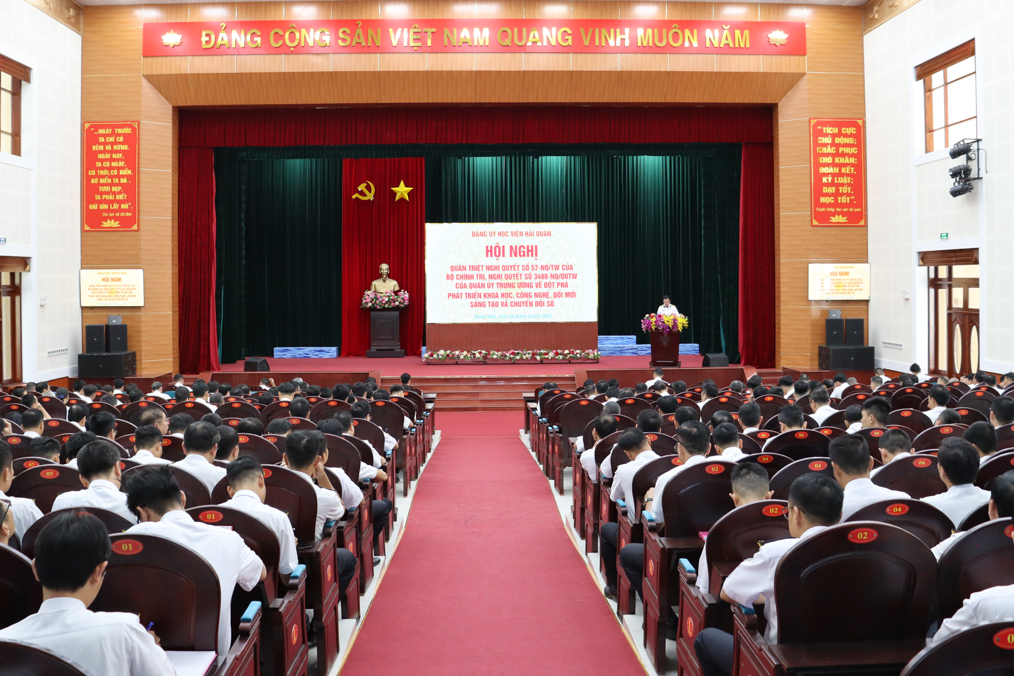 Học viện Hải quân: Quán triệt các nghị quyết về đột phá phát triển khoa học, công nghệ, đổi mới sáng tạo và chuyển đổi số